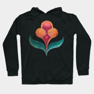 Hand Drawn Flower pattern Hoodie